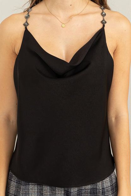 embellished cami tank