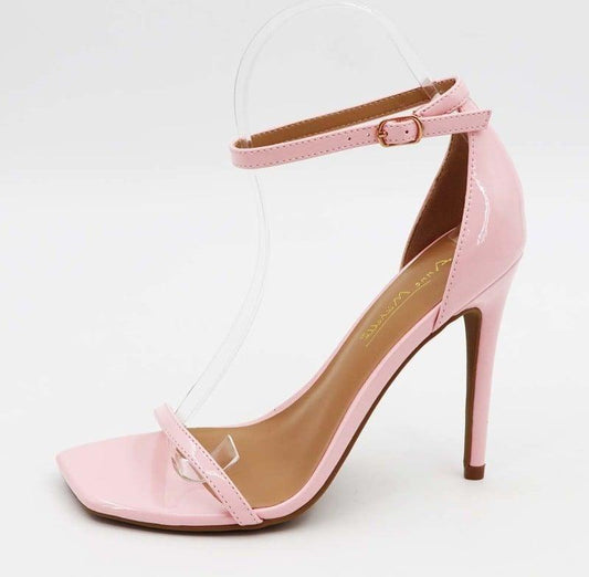 toe & ankle strap stiletto heel shoe - RK Collections Boutique