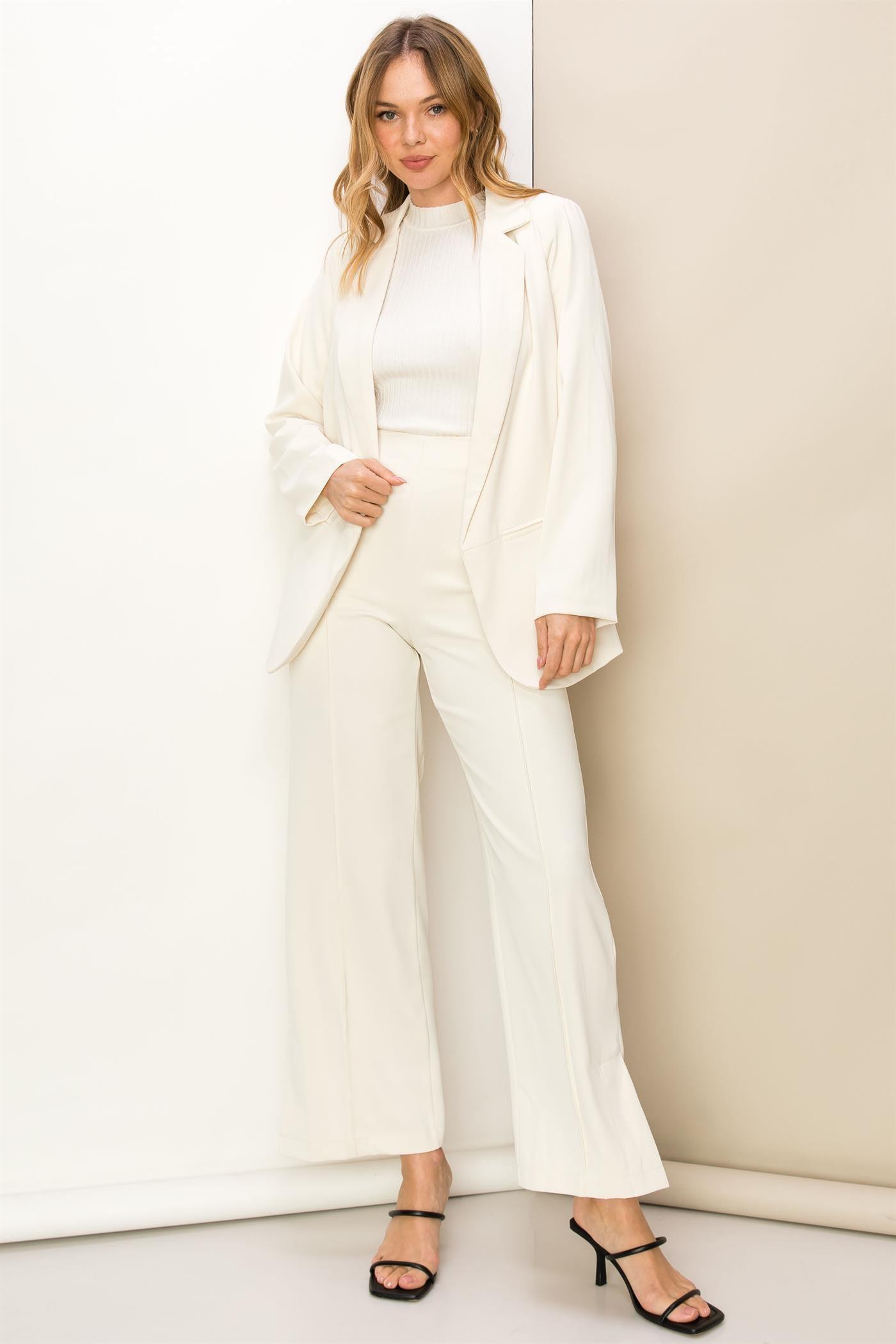 double button detail pant - RK Collections Boutique