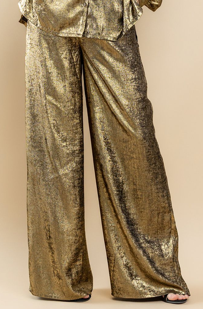 high waist wide leg pants