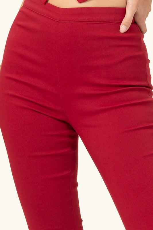 stretch high waist skinny pants - RK Collections Boutique