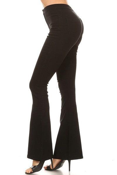 High waist super stretch bell bottom pants-Jeans-JC & JQ-RK Collections Boutique