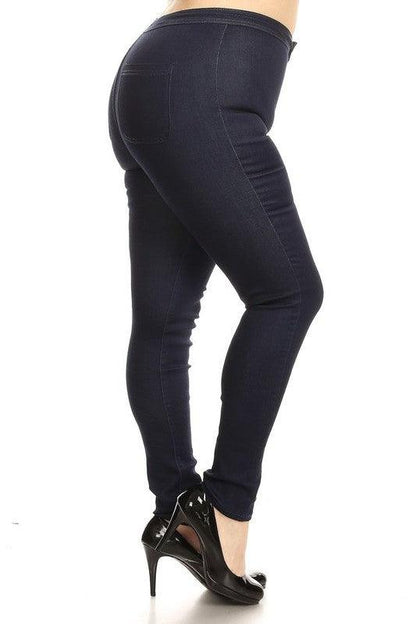 GP3100 PLUS high waist stretch skinny jeans - RK Collections Boutique