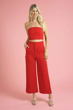 strapless crop top - RK Collections Boutique