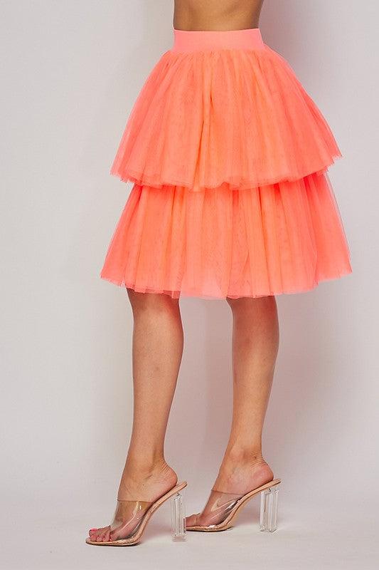 two tier tulle skirt - RK Collections Boutique