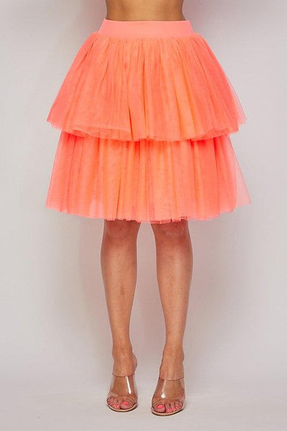 two tier tulle skirt - RK Collections Boutique