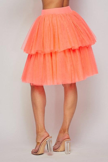 two tier tulle skirt - RK Collections Boutique