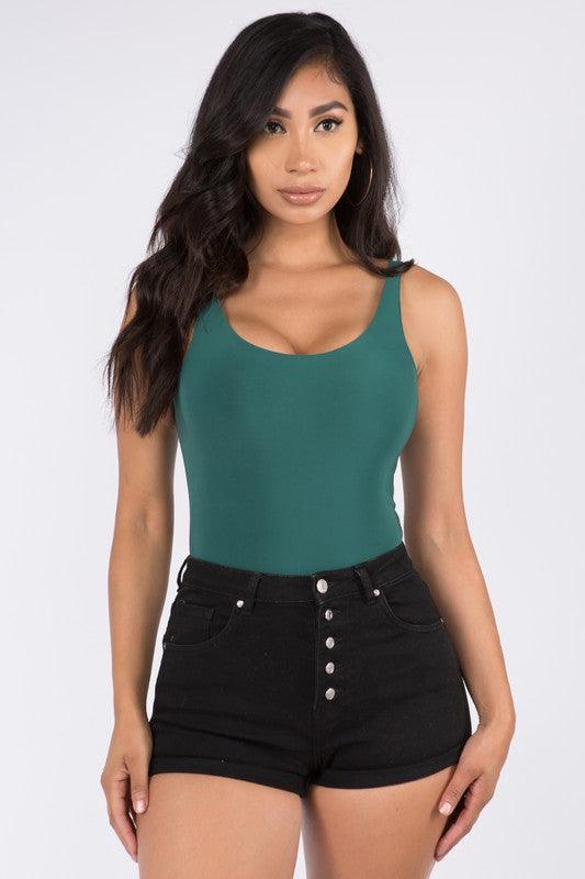 Double Layer Tank Thong Bodysuit - RK Collections Boutique