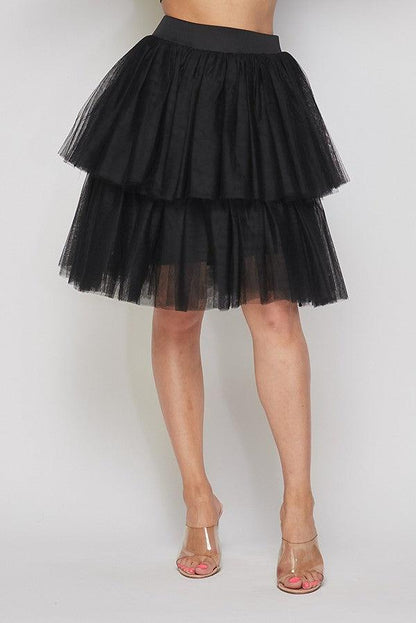 two tier tulle skirt - RK Collections Boutique