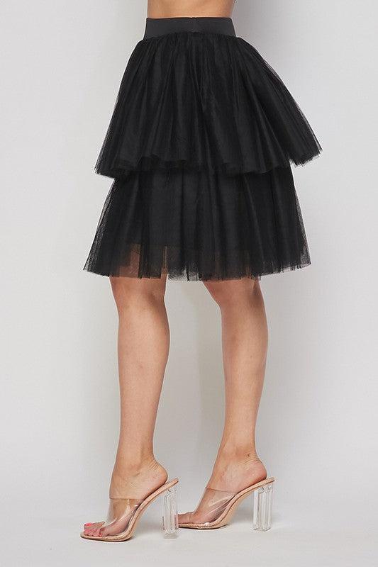 two tier tulle skirt - RK Collections Boutique