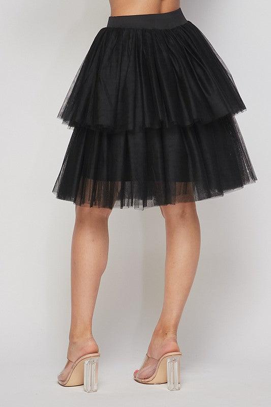 two tier tulle skirt - RK Collections Boutique