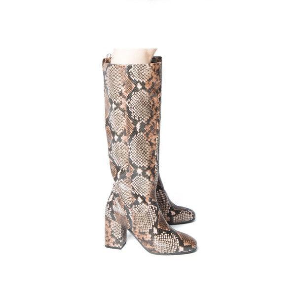 knee high block heel boots - RK Collections Boutique