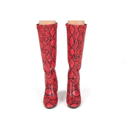 knee high block heel boots - RK Collections Boutique