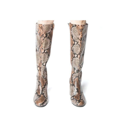 knee high block heel boots - RK Collections Boutique