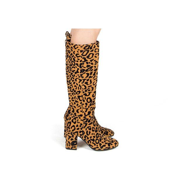 knee high block heel boots - RK Collections Boutique