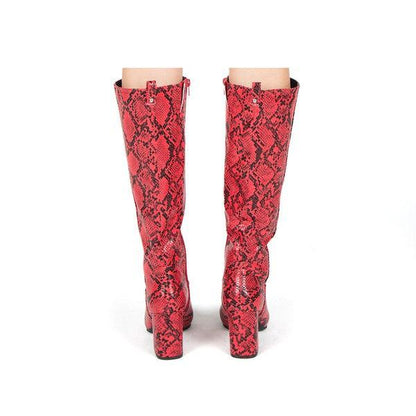 knee high block heel boots - RK Collections Boutique