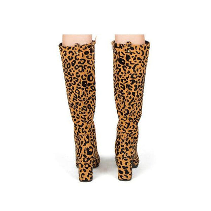 knee high block heel boots - RK Collections Boutique