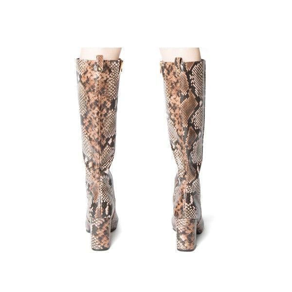 knee high block heel boots - RK Collections Boutique