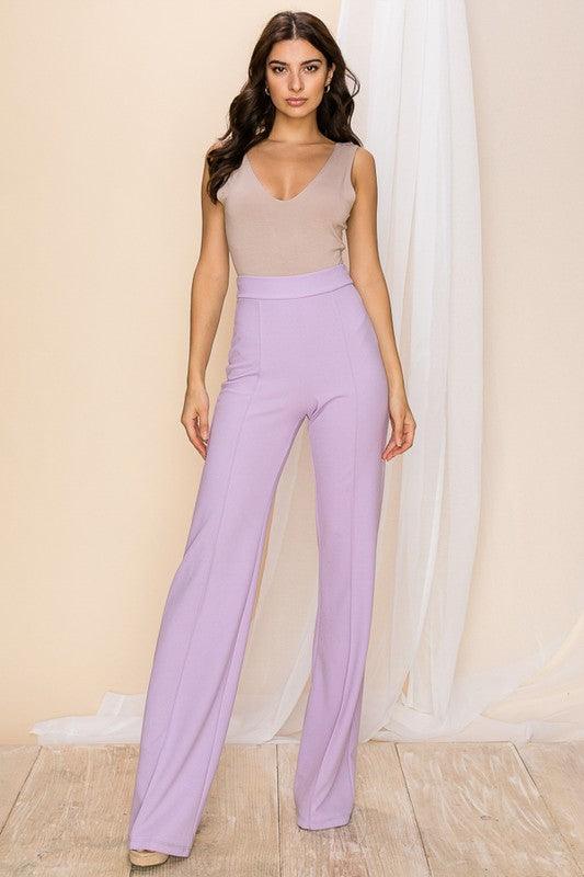 Gina High Waisted Dress Pants - RK Collections Boutique