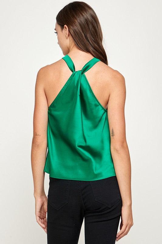 satin halter top - RK Collections Boutique