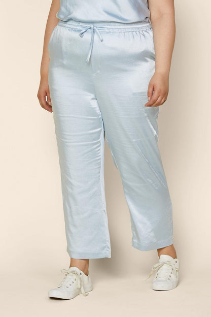 PLUS easy pull on satin jogger pants - RK Collections Boutique