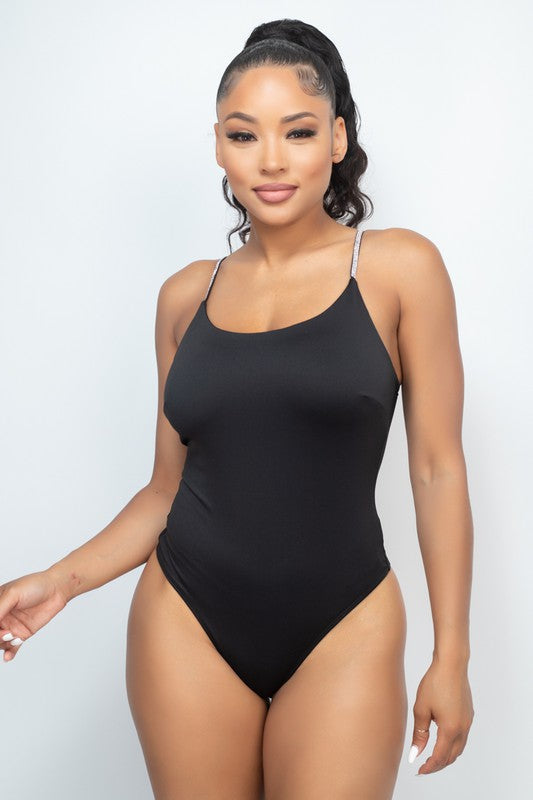 Scoop Neck Solid Bodysuit