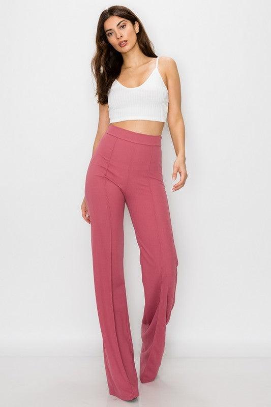 Gina High Waisted Dress Pants - RK Collections Boutique