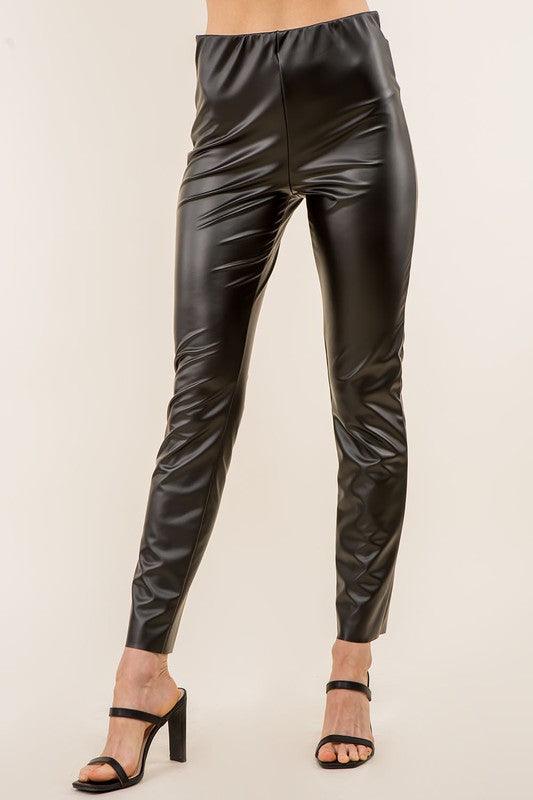 faux leather leggings - RK Collections Boutique