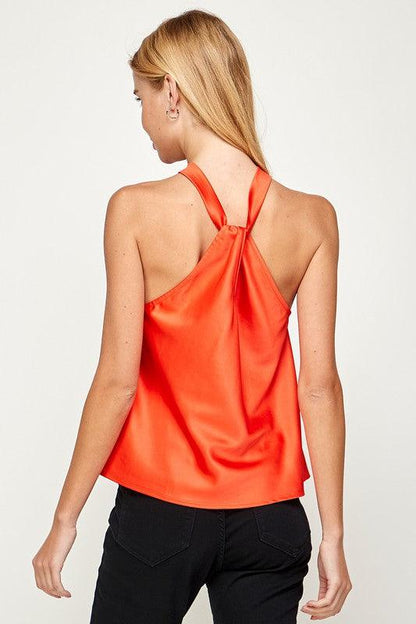 satin halter top - RK Collections Boutique