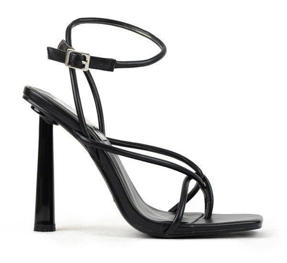 Ankle strap heeled sandal - RK Collections Boutique