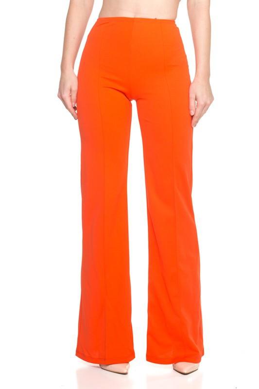 High waist flare leg pants - RK Collections Boutique