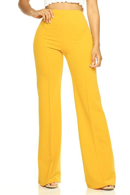 High waist flare leg pants - RK Collections Boutique