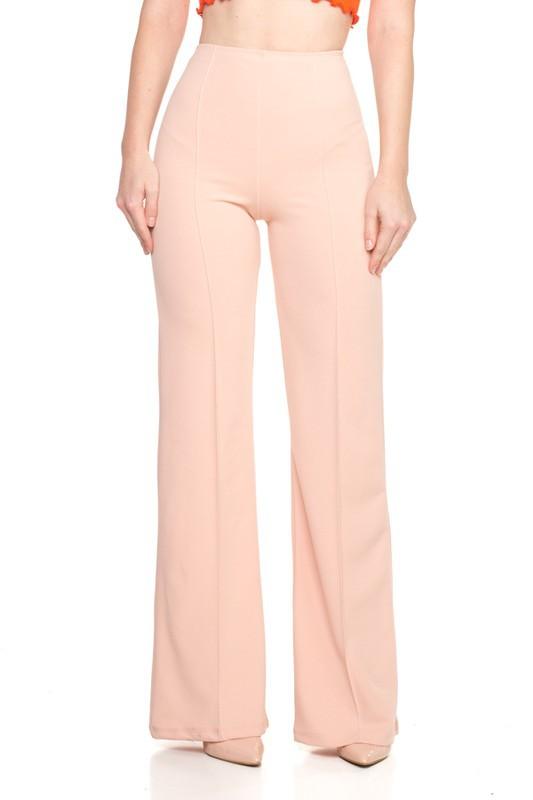 High waist flare leg pants - RK Collections Boutique