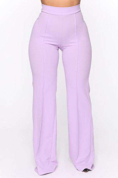 Gina High Waisted Dress Pants - RK Collections Boutique