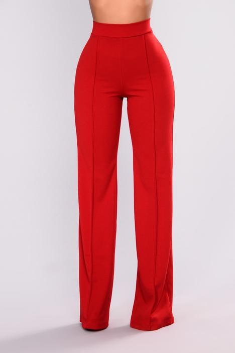 Gina High Waisted Dress Pants - RK Collections Boutique