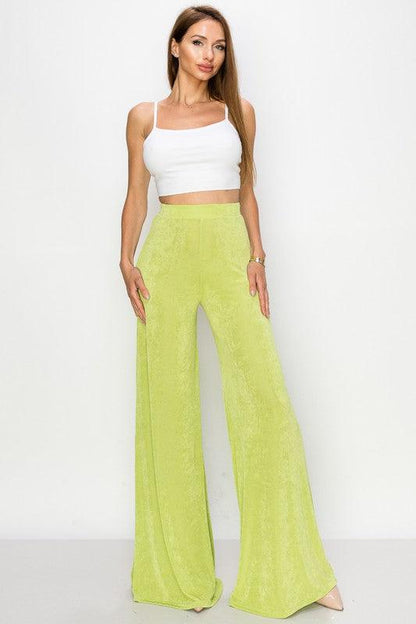 Slink high waist palazzo pants - RK Collections Boutique