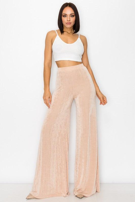 Slink high waist palazzo pants - RK Collections Boutique