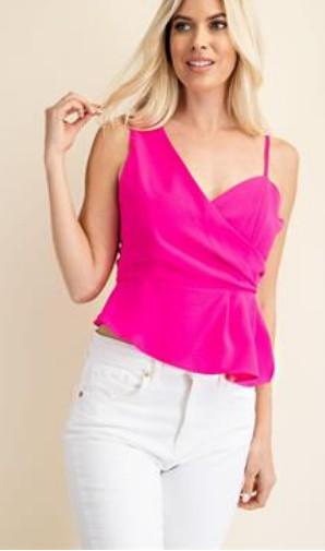 asymmetric peplum top - RK Collections Boutique