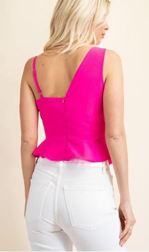 asymmetric peplum top - RK Collections Boutique