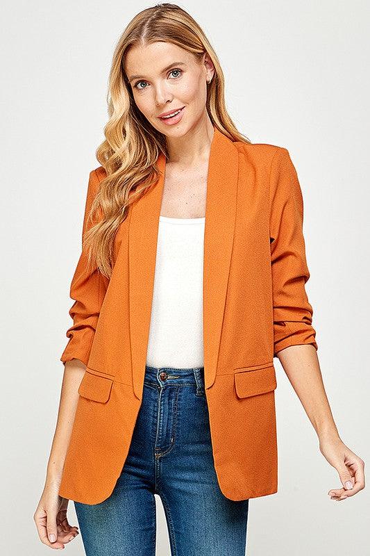 3/4 sleeve blazer - RK Collections Boutique