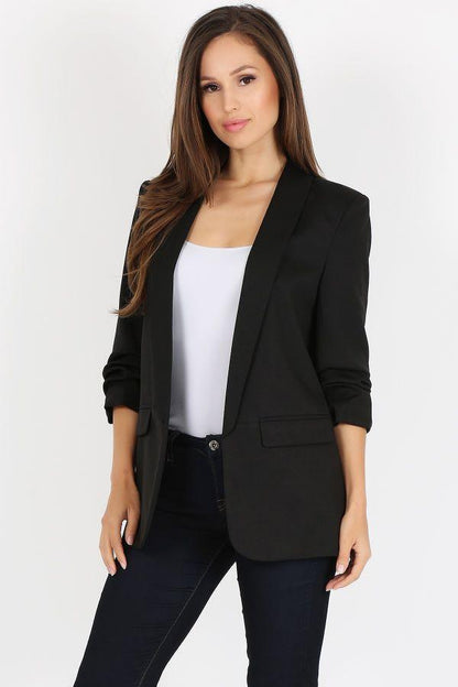 3/4 sleeve blazer - RK Collections Boutique