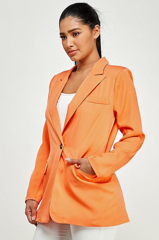 One Button Blazer - RK Collections Boutique