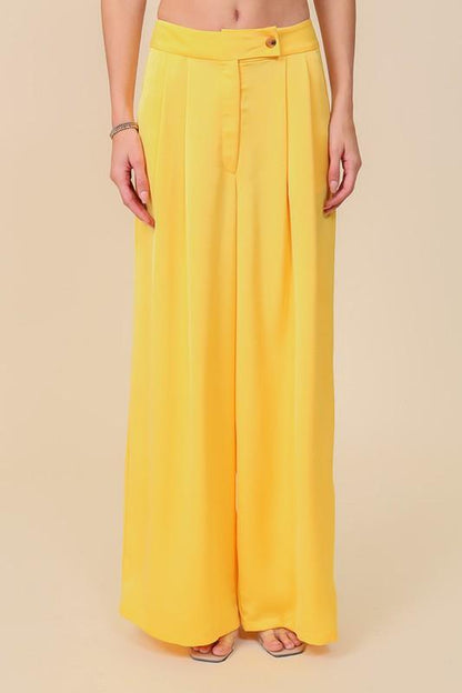 high waist wide leg pants - RK Collections Boutique