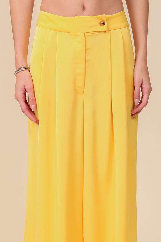 high waist wide leg pants - RK Collections Boutique