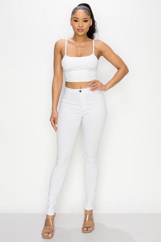 high waist super stretch skinny jean - RK Collections Boutique