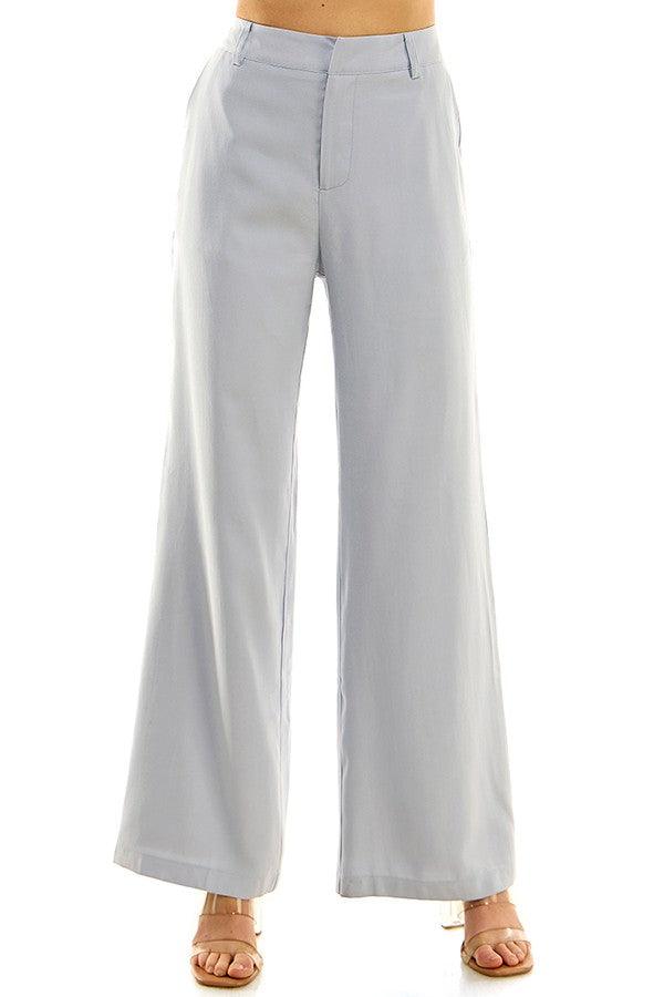 high waist wide leg pants - RK Collections Boutique