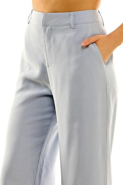 high waist wide leg pants - RK Collections Boutique