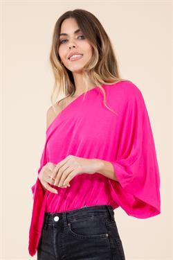 Wide Sleeve Oversized Off the Shoulder Bodysuit - RK Collections Boutique