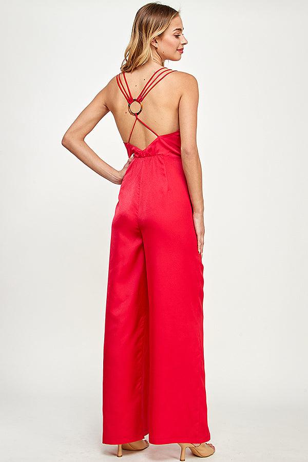 sleeveless o ring jumpsuit - RK Collections Boutique