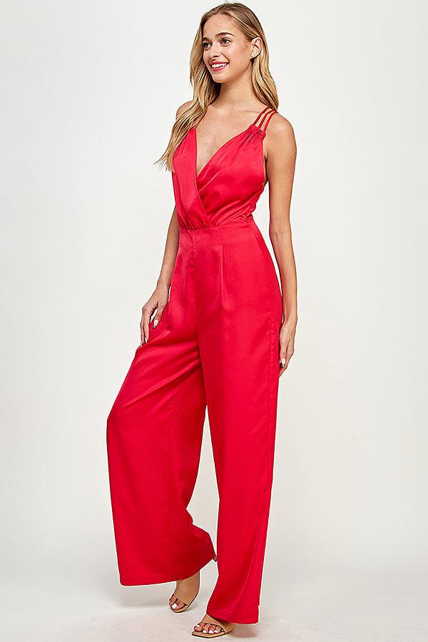 sleeveless o ring jumpsuit - RK Collections Boutique